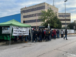 Aspla vive su sexta jornada de huelga con toda su producción parada y sin incidentes