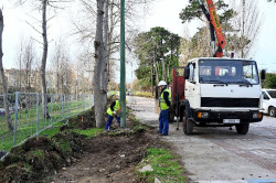 Comienzan las obras del aparcamiento en Matale&ntilde;as con la actuaci&oacute;n acordada con los vecinos