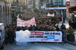 El comité de Aspla convoca este viernes una nueva manifestación en Torrelavega