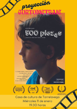 El corto `500 piezas` de Miguel San Martín se proyecta esta tarde en la Casa de Cultura de Torrelavega