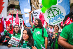 El Gobierno cifra el seguimiento de la huelga docente en todo el sistema educativo en el 14% y en el 24% solo en IES