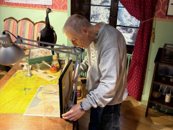 El Museo de la Naturaleza de Cantabria acoge desde hoy la muestra `La naturaleza también dibuja` del pintor Rafa Muro