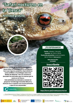 El parque de La Viesca en Torrelavega acoge este viernes un safari nocturno para ver anfibios o murciélagos