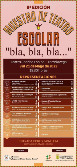 El Teatro Concha Espina acoge hasta el día 21 la VIII Muestra de Teatro Escolar `Bla, bla, bla...`