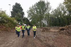 Eliminadas especies invasoras en Las Tablas de Torrelavega para plantar un millar de árboles autóctonos