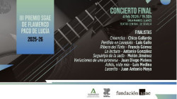 Fundaci&oacute;n SGAE anuncia los 8 finalistas a III Premio SGAE de Flamenco Paco de Luc&iacute;a que se entrega en febrero en Sevilla