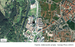  Herida de bala en la espalda una mujer en un domicilio del barrio Covadonga de Torrelavega