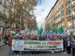 La calle exige blindar las pensiones en la Constitución