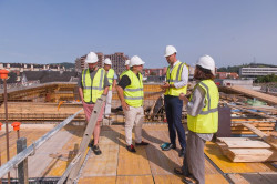 La obra de la Tecnoteca de Torrelavega está ejecutada al 30% y finalizará en torno a marzo