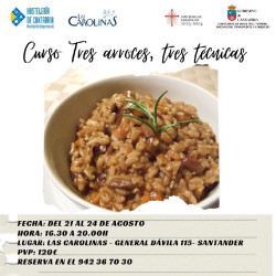 Las Carolinas ofrece en agosto dos cursos sobre cocina básica e innovadora