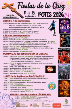 Las Fiestas de la Cruz de Potes arrancan hoy cinco jornadas de m&uacute;sica, gastronom&iacute;a y deporte