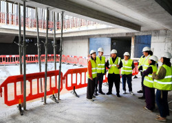 Las obras del Reina Sofía avanzan según lo previsto y la estructura estará terminada en próximas semanas