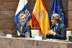 Lesmes defiende el CGPJ: "Nuestro Consejo es perfectamente leg&iacute;timo y constitucional en nuestro modelo actual"
