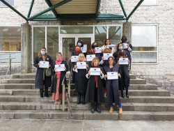 Letrados de Justicia se concentran en Las Salesas por una negociaci&oacute;n colectiva propia y la adecuaci&oacute;n salarial