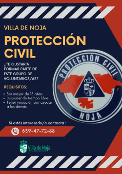 Noja busca voluntarios para reforzar el servicio de Protección Civil