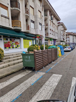 Noja inicia la instalación de cubre contenedores y la limpieza de imbornales