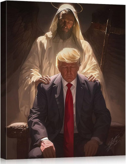 Pretende ser un Dios....el bueno de Trump.    ©Mariano Cabrero Bárcena es escritor