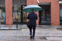 Santander, donde más llueve este lunes de todo el país