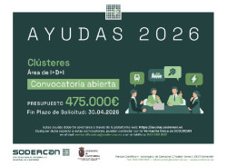 SODERCAN convoca ayudas para los cl&uacute;steres sectoriales con 475.000 euros