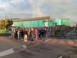 Toda la plantilla de TYCSA secunda la huelga por la precariedad laboral y los accidentes de trabajo, según UGT