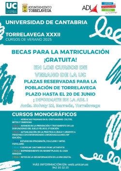 Torrelavega abre el plazo para solicitar las becas de matrícula para los cursos de verano de la UC