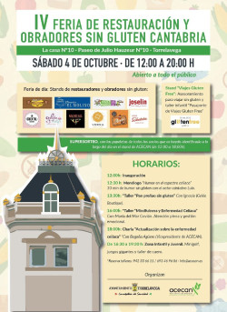Torrelavega acoge el 4 de octubre la IV Feria de restauración y obradores sin gluten