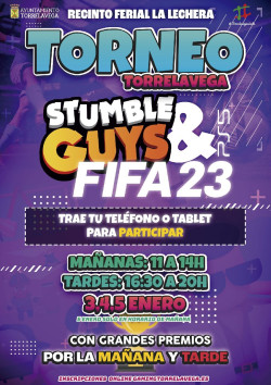 Torrelavega acoge hasta el 5 de enero torneos de Stumble Guys y FIFA en La Lechera
