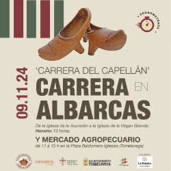Torrelavega celebra hoy la `Carrera del Capellán` en albarcas