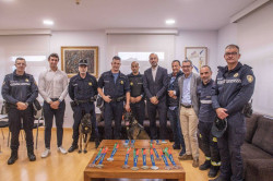 Torrelavega recibe a los ganadores de 17 medallas en los X Juegos Europeos de Policías y Bomberos