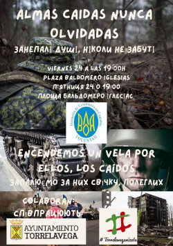 Torrelavega recordará hoy al pueblo ucraniano con un homenaje en la Plaza Baldomero Iglesias