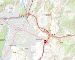 Un tramo de la A-67 a la altura de Torrelavega se cortará la noche del miércoles al jueves por las obras del ramal