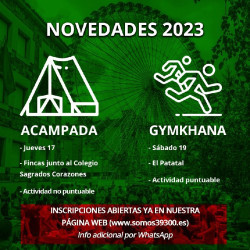 Una acampada y una gymkhana, novedades de la 2ª Liga de Peñas Somos39300 de Torrelavega